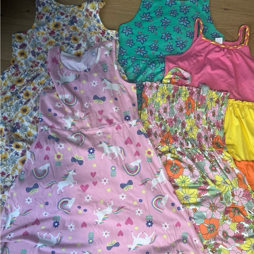 Colorful Kids' Dresses Set